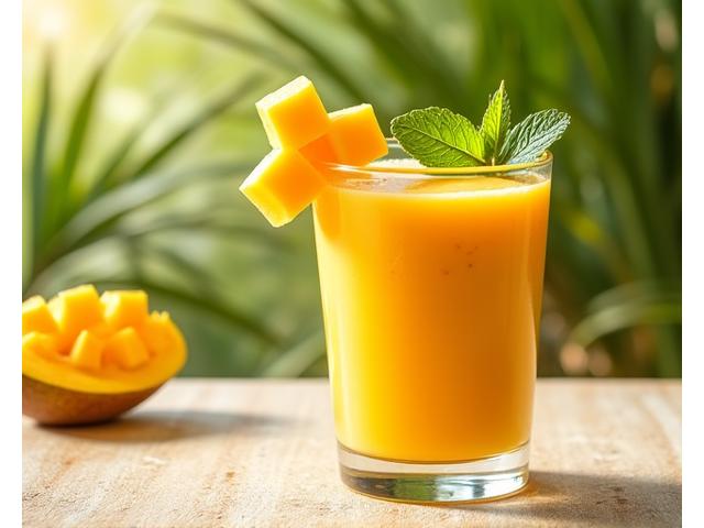 Smoothie mangga tropika