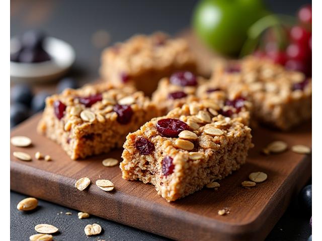 Granola Bars Buatan Sendiri dengan Buah Kering