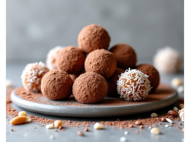 Protein Bites dengan Kurma dan Kekacang